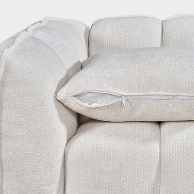 Venice Bubble Beige Boucle Fabric 2 Seater Sofa
