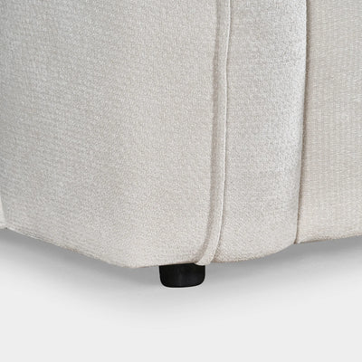 Venice Bubble Beige Boucle Fabric 3 Seater Sofa