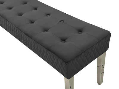 Louis Marble 150CM Dining Table + Victoria Grey Ring Chairs, Bench Option