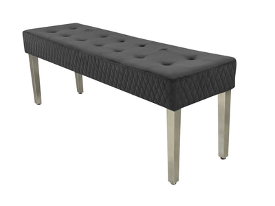 Louis Marble 180CM Dining Table + Victoria Grey Ring Chairs, Bench Option