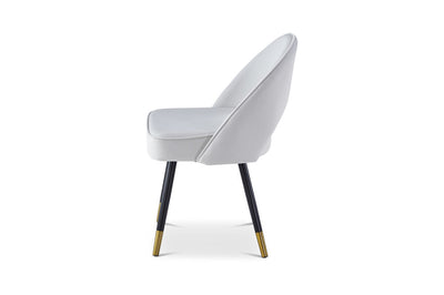Berkeley Designs Hoxton Dining Chair in Cream Velvet – Set of 2