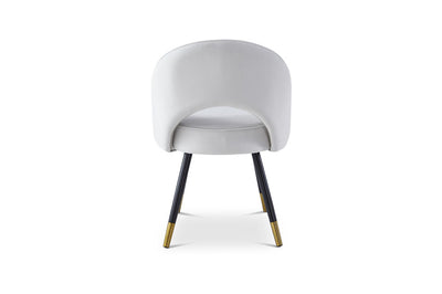 Berkeley Designs Hoxton Dining Chair in Cream Velvet – Set of 2