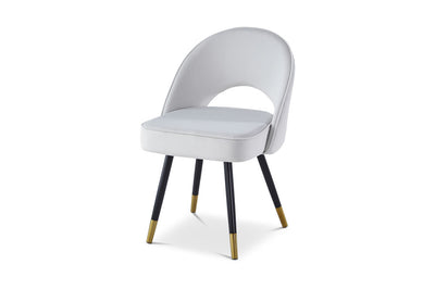 Berkeley Designs Hoxton Dining Chair in Cream Velvet – Set of 2