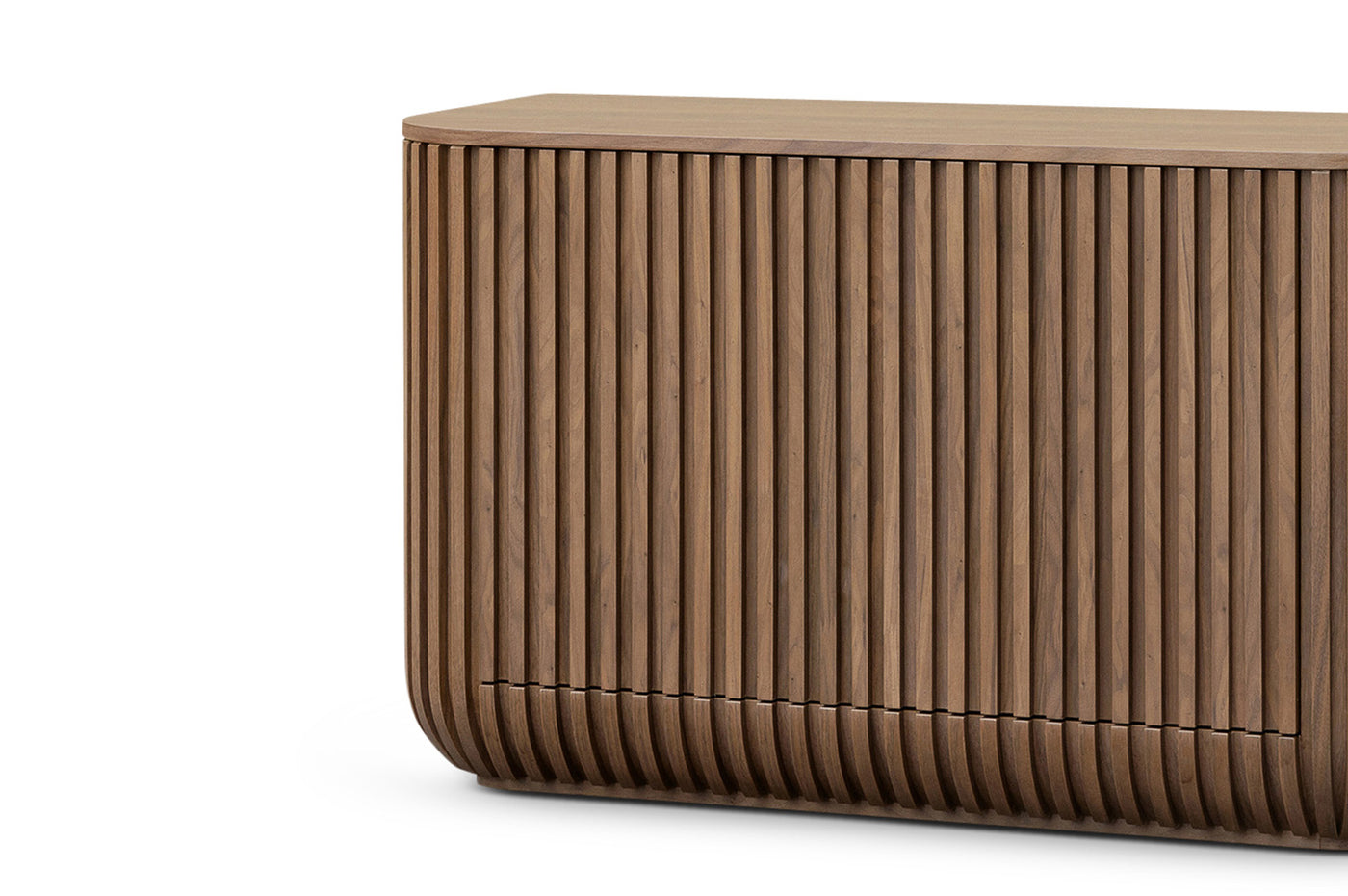 Berkeley Designs Jupiter Walnut Ribbed 2 Door Sideboard