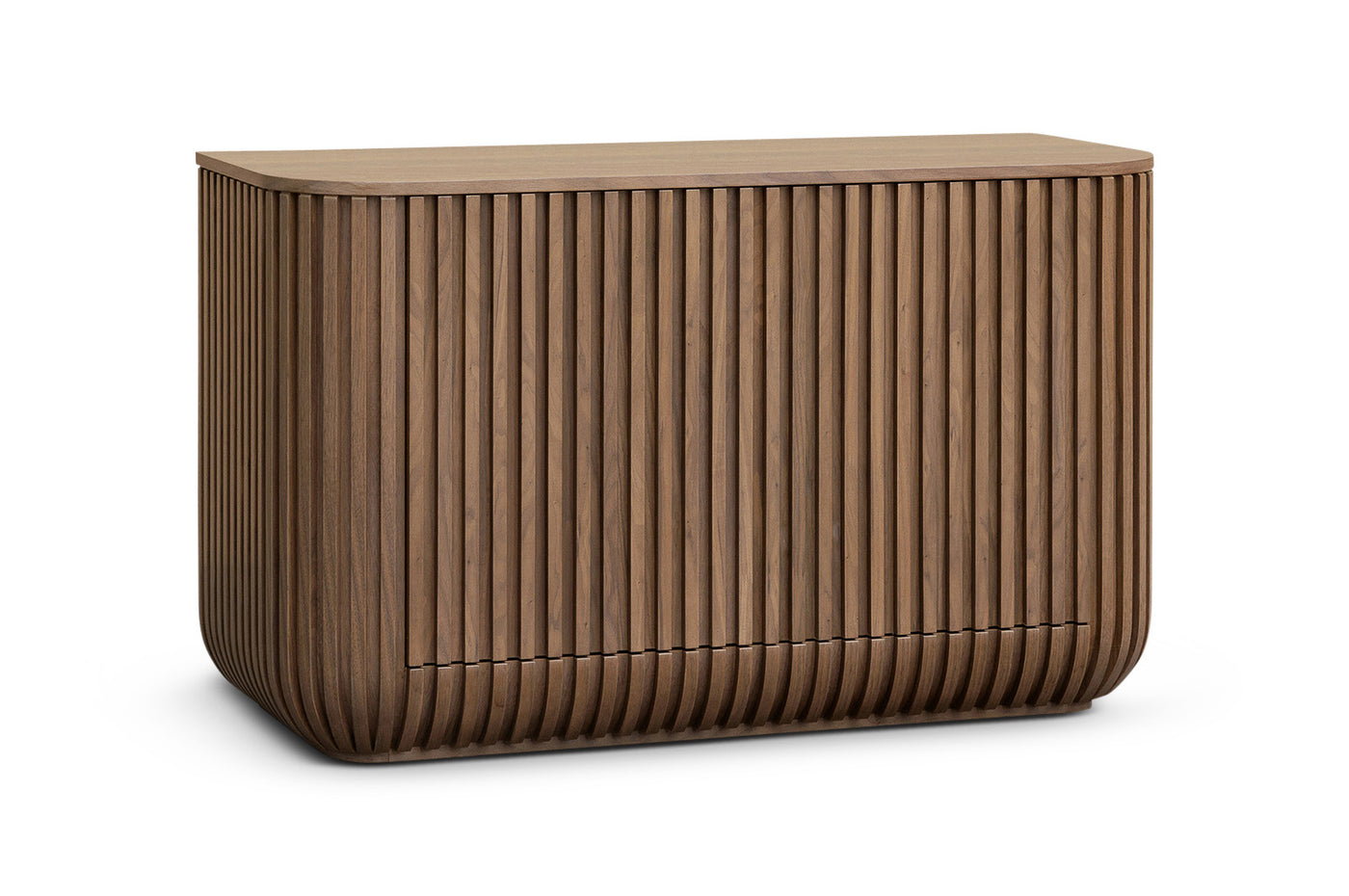 Berkeley Designs Jupiter Walnut Ribbed 2 Door Sideboard