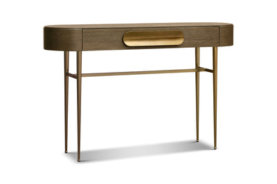 Berkeley Designs Napa Console Table Caramel Oak & Bronze