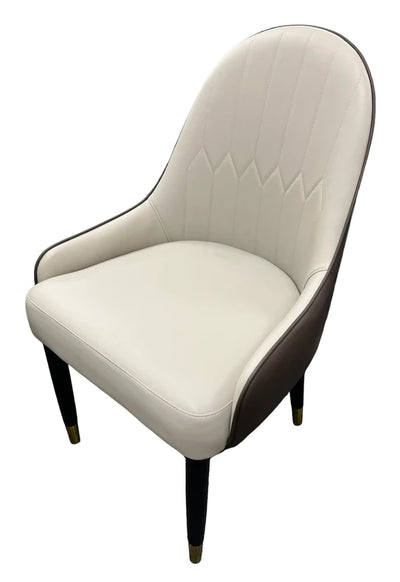 Bentley Stone Two Tone PU Leather Dining Chair