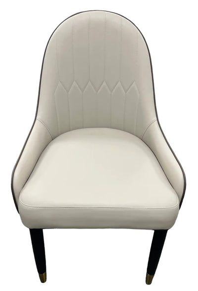 Bentley Stone Two Tone PU Leather Dining Chair