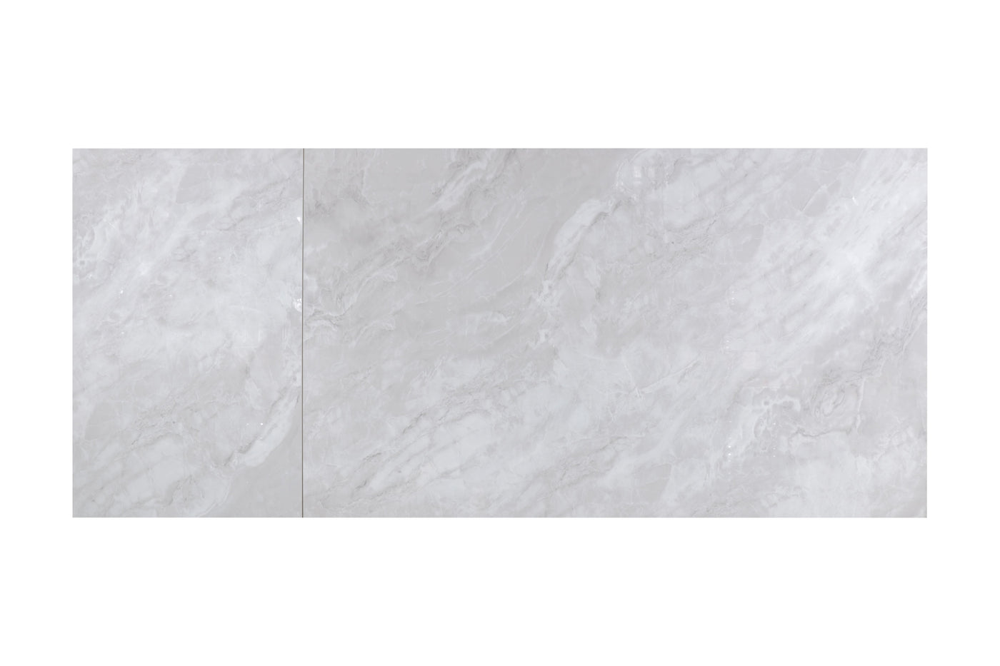 Scorpio GATE 160-220cm White Ceramic Marble Side Extending Dining Table