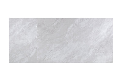 Scorpio GATE 160-220cm White Ceramic Marble Side Extending Dining Table