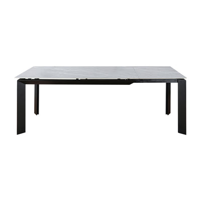 Scorpio GATE 160-220cm Grey Matt Ceramic Marble Side Extending Dining Table
