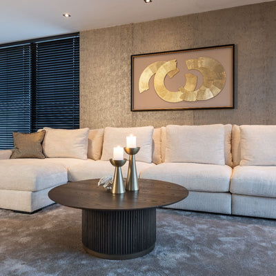 Richmond Interiors Luxor Coffee Table 100cm Round