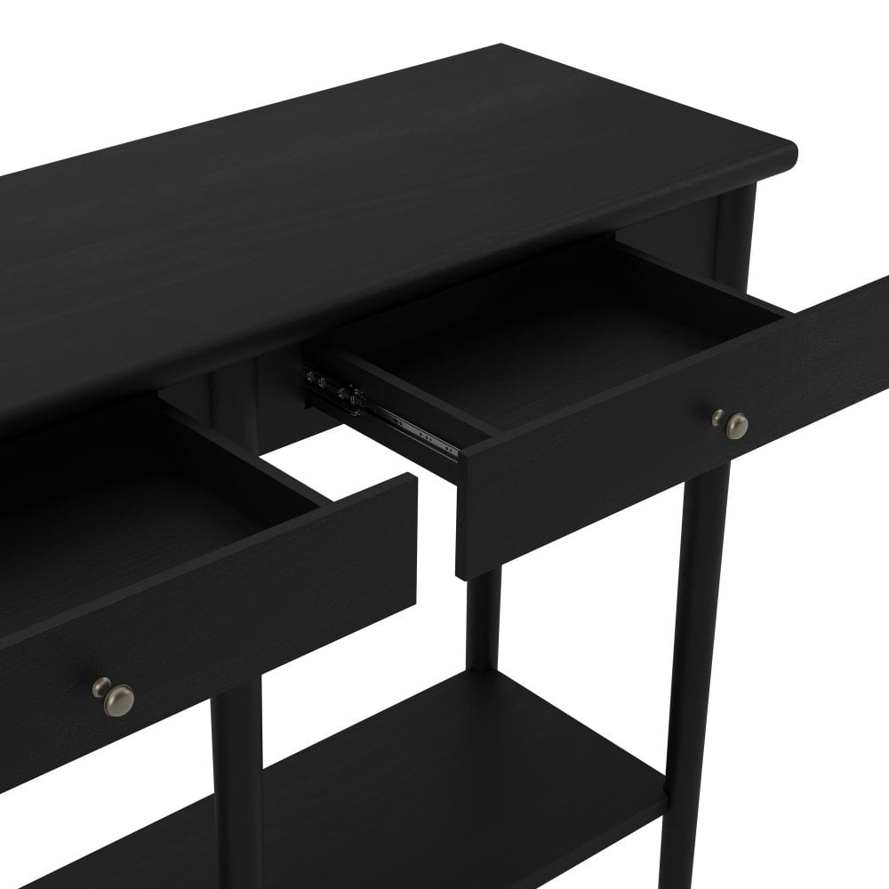 Manhattan Designs Jackson Matte Black Console Table