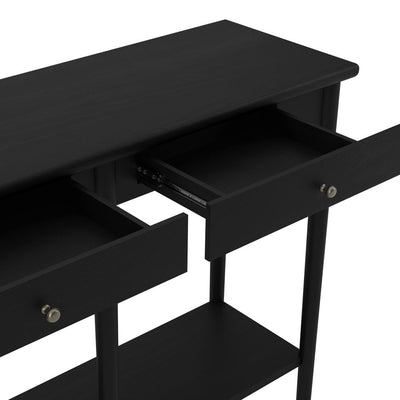 Manhattan Designs Jackson Matte Black Console Table