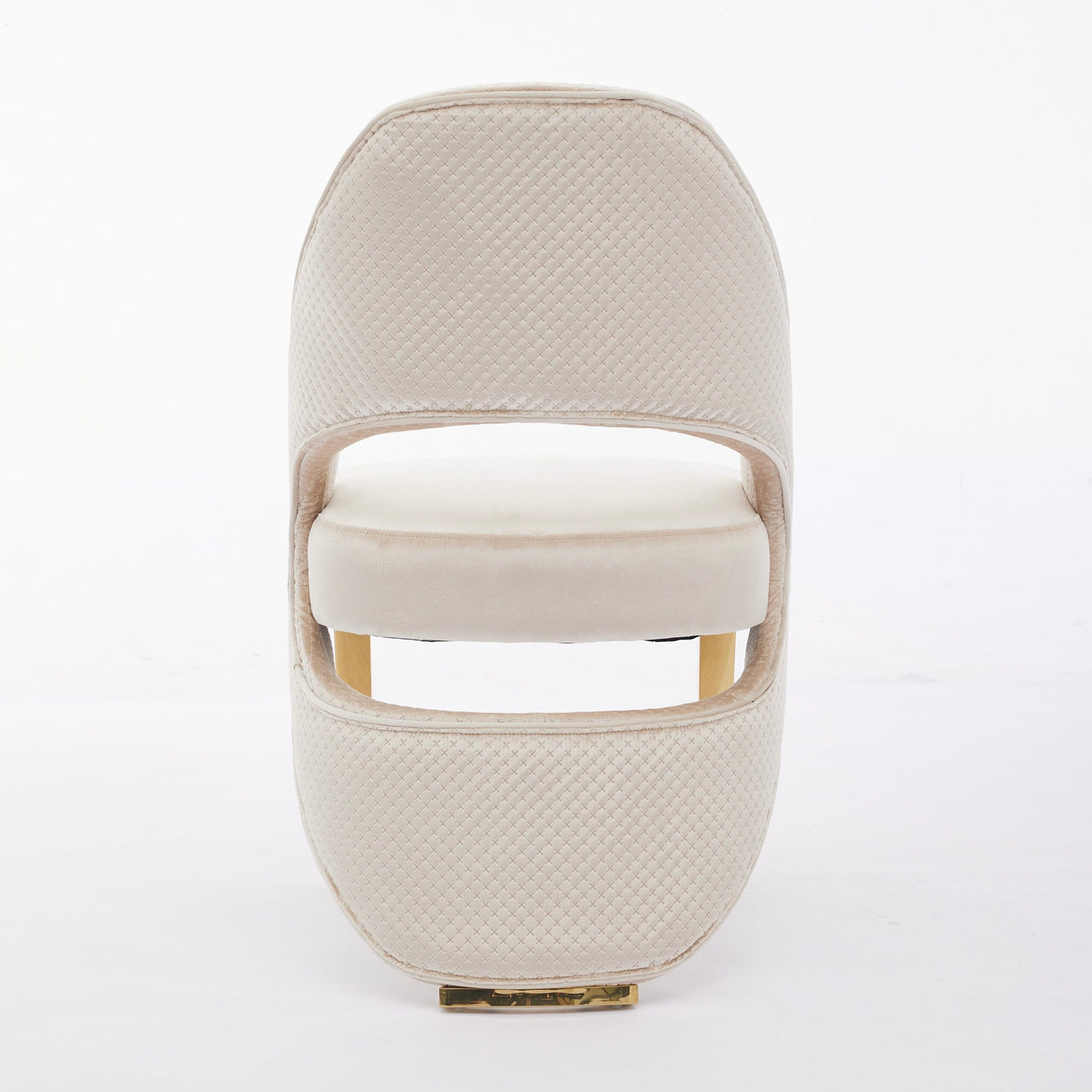 Elina 180cm Gold Dining Table With Santos Velvet Gold Chairs