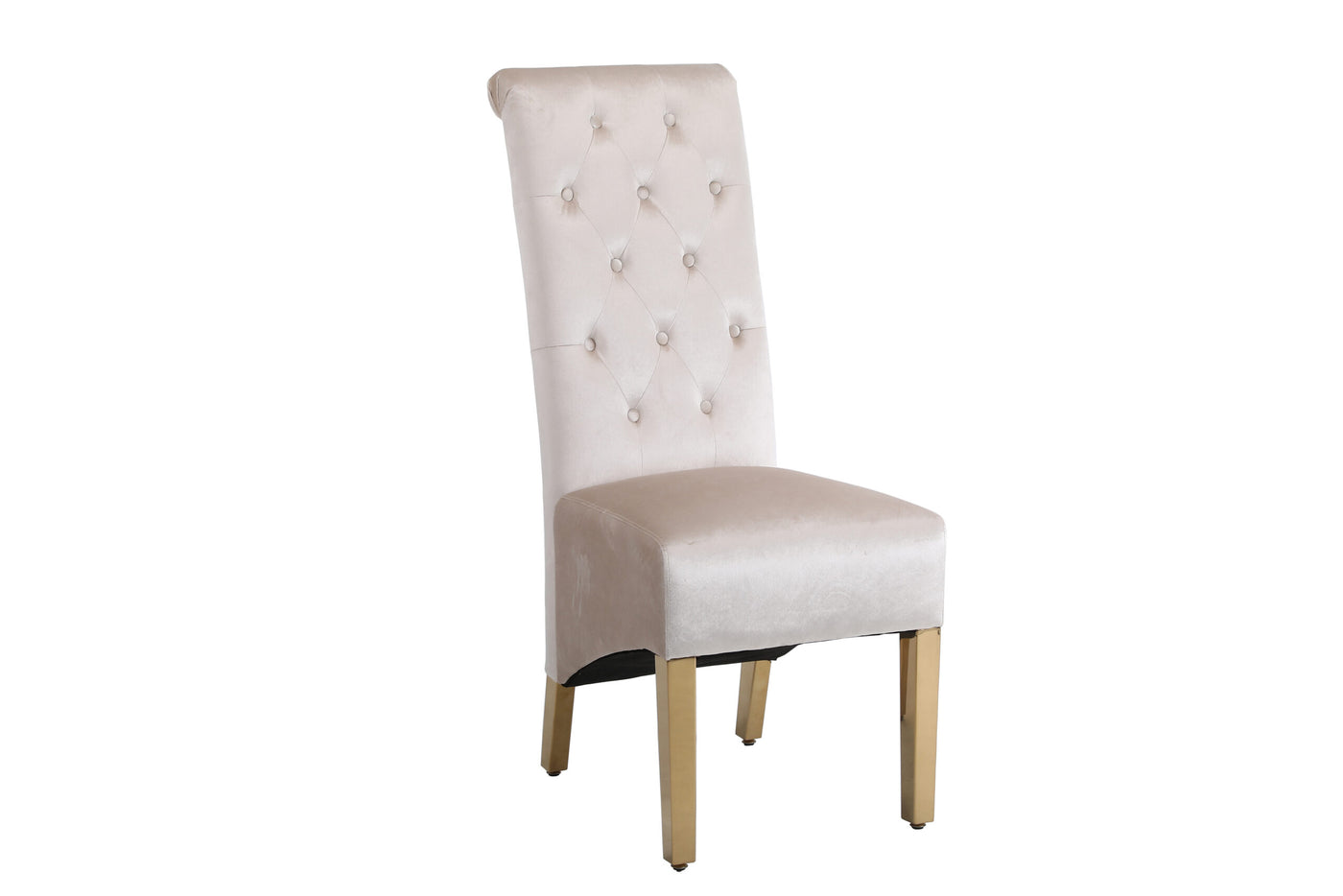 Elina 180cm Gold Dining Table With Lucy Gold Ring Velvet Chairs