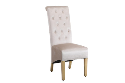 Elina 180cm Gold Dining Table With Lucy Gold Ring Velvet Chairs
