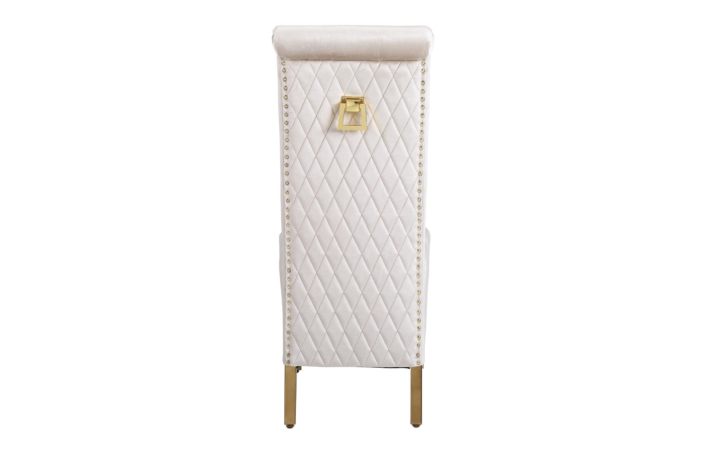 Elina 180cm Gold Dining Table With Lucy Gold Ring Velvet Chairs