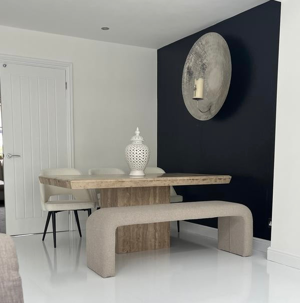 Manhattan Designs Ren Buff Boucle Bench