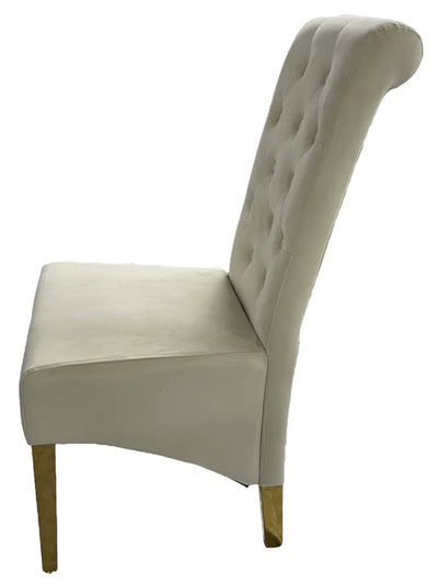 Louis Marble & Gold Dining Table With Lucy Quilted Gold Ring Knocker Velvet Chairs