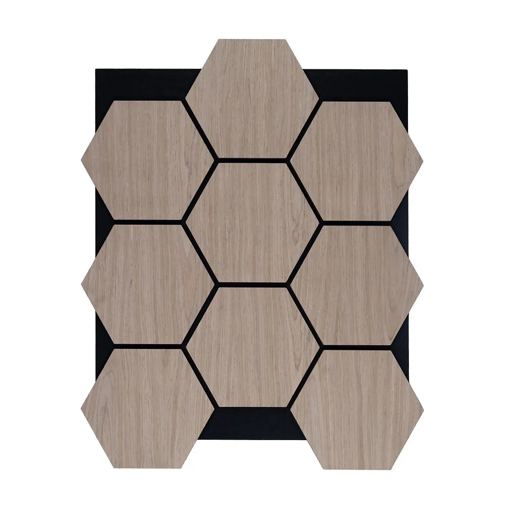 Acoustic Hexagon Wall Panels Pack Of x4 70cm x 60cm - Range of Colours