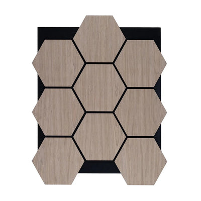 Acoustic Hexagon Wall Panels Pack Of x4 70cm x 60cm - Range of Colours