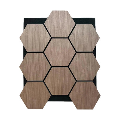 Acoustic Hexagon Wall Panels Pack Of x4 70cm x 60cm - Range of Colours