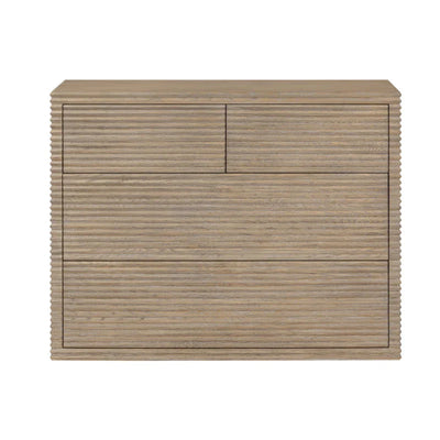 DI Designs Wickham Chest of Drawers in Ribbed Oak-Chest of Drawers-DI Designs-Belmont Interiors