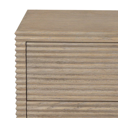 DI Designs Wickham Chest of Drawers in Ribbed Oak-Chest of Drawers-DI Designs-Belmont Interiors