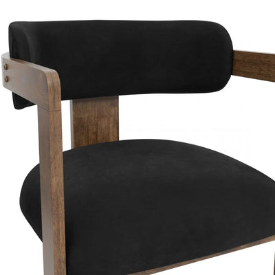 Manhattan Designs Neo Mai Black and Walnut Dining Chair