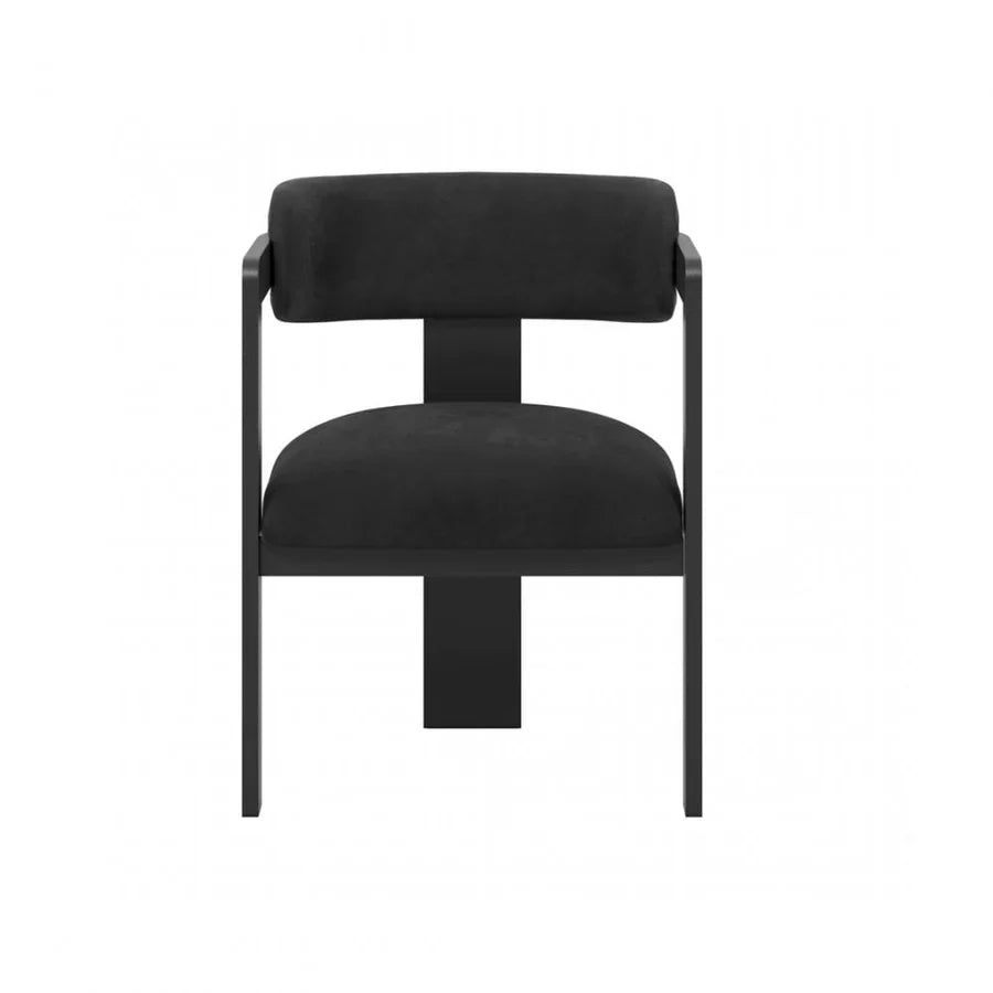 Manhattan Designs Neo Mai Black On Black Dining Chair