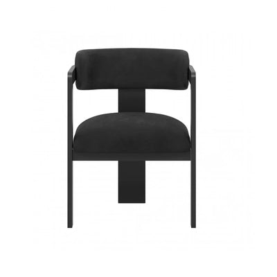 Manhattan Designs Neo Mai Black On Black Dining Chair