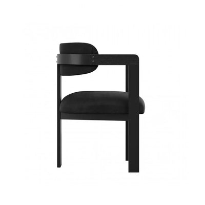 Manhattan Designs Neo Mai Black On Black Dining Chair
