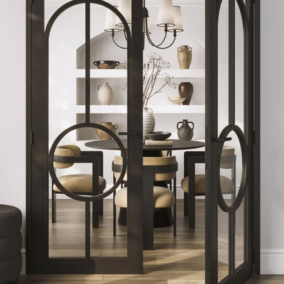 Manhattan Designs Neo Mai Mole and Black Dining Chair