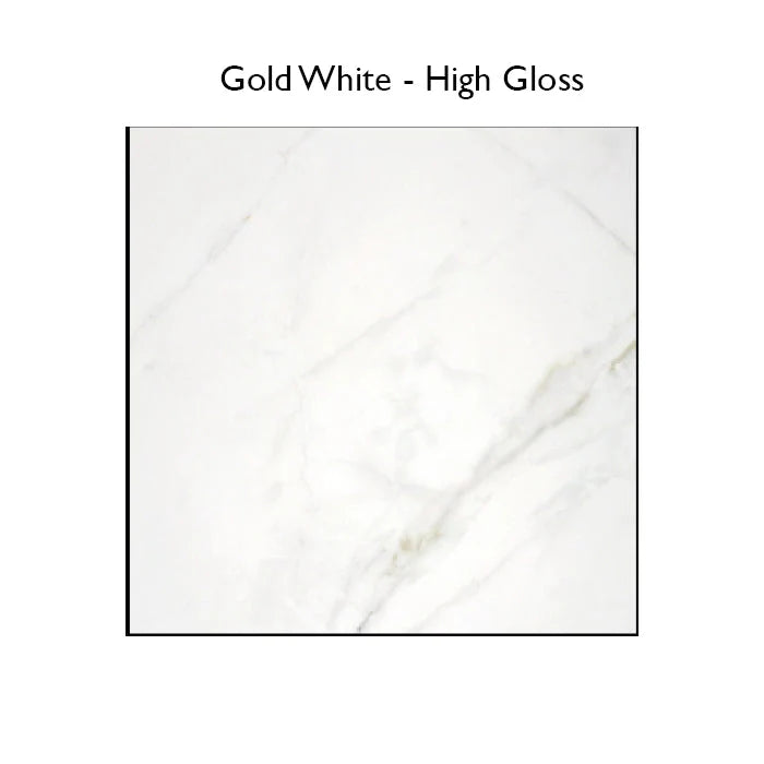 Nova 160-200cm White/Gold Ceramic Marble Extending Dining Table
