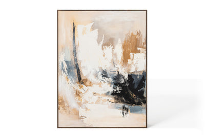 Berkeley Designs Oil on Canvas 72 with Brown Frame
