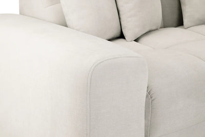 The Bubble Beige Boucle Fabric Left Hand Corner Cloud Sofa