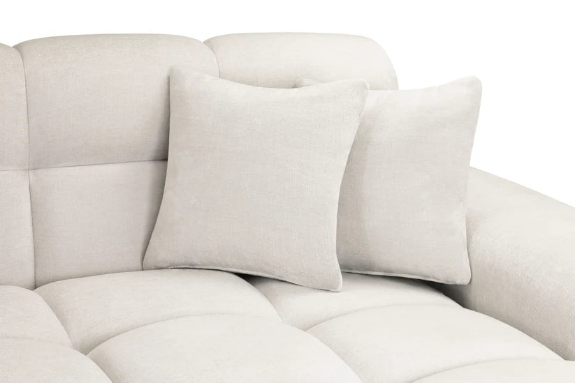 The Bubble Beige Boucle Fabric Left Hand Corner Cloud Sofa