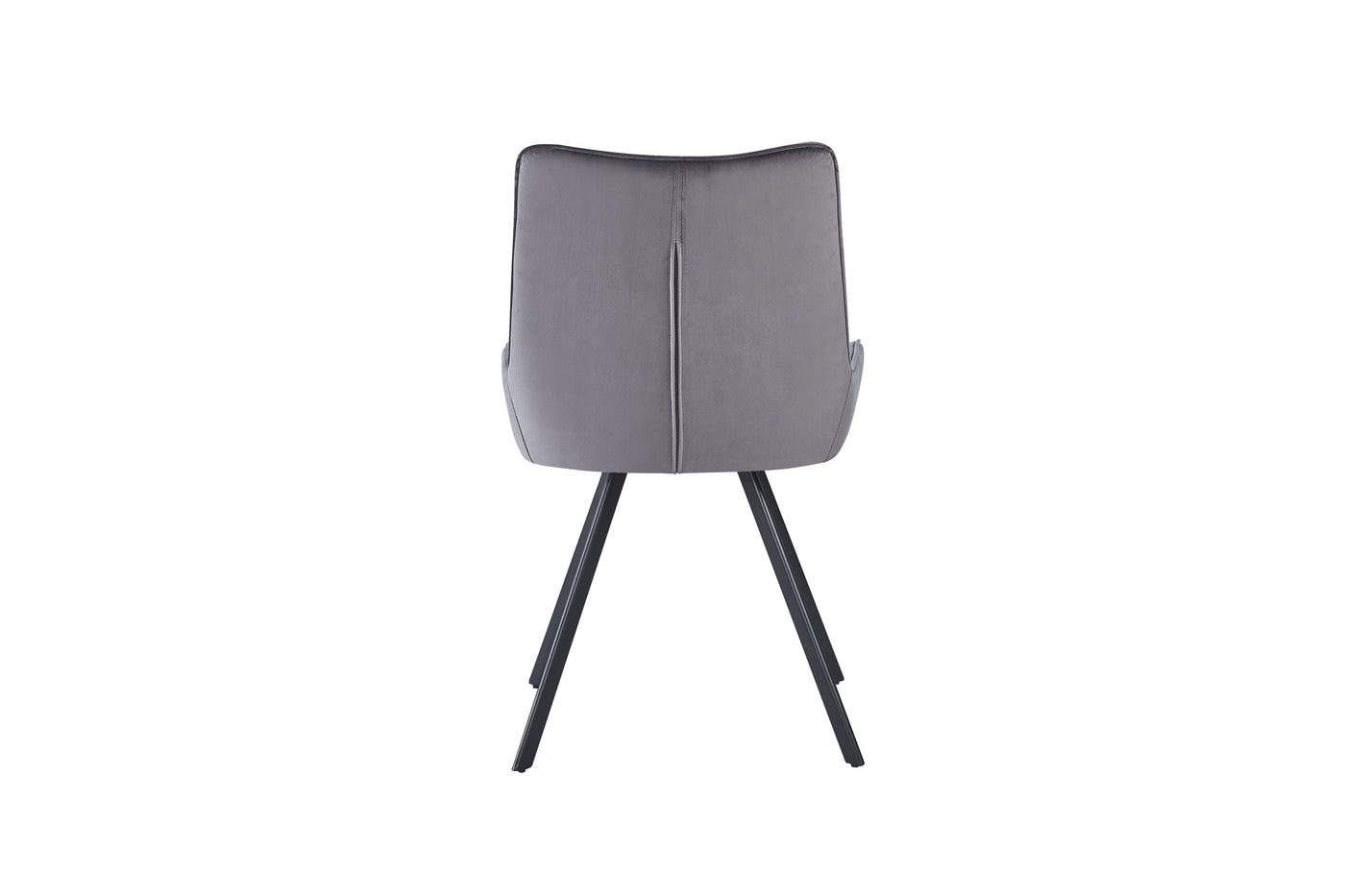 Jameson Velvet Dining Chairs With Black Metal Base - Pairs - 3 Colours