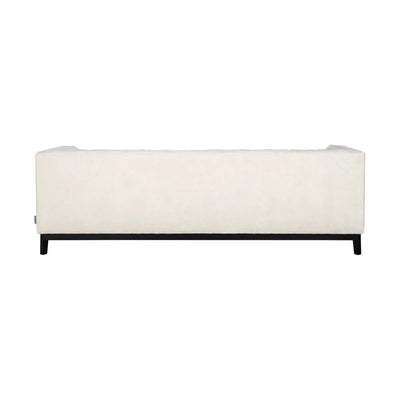 Richmond Interiors Beaudy 4 Seater Sofa White Chenille Fabric