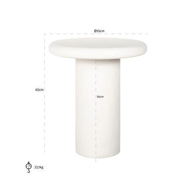 Richmond Interiors Bloomstone Lamp Side End Table