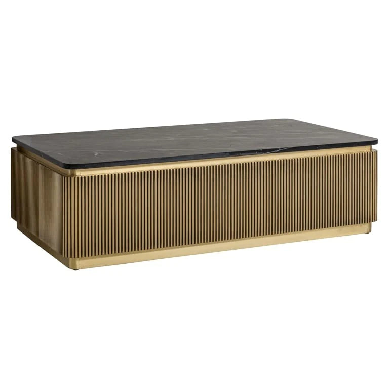 Richmond Interiors Ironville Rectangular Golden Coffee Table