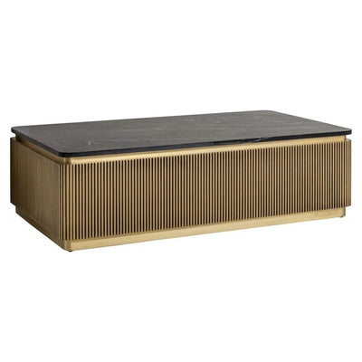 Richmond Interiors Ironville Rectangular Golden Coffee Table