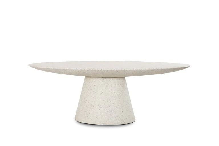 Richmond Interiors Nassau Outdoor Oval Beige 220cm Dining Table