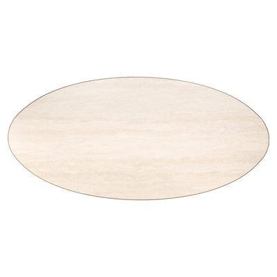 Richmond Interiors Tivoli White 230cm Oval Dining Table