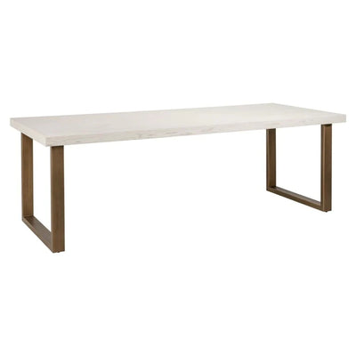 Richmond Interiors Whitebone 235cm Dining Table PRE ORDER FOR JUNE 2025