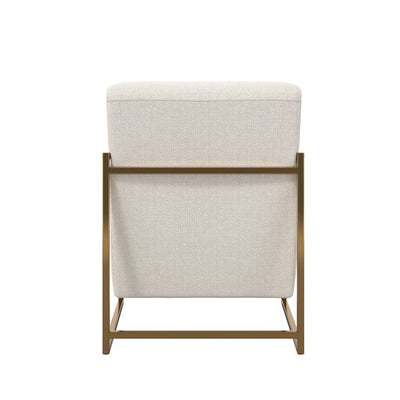 Manhattan Designs Ritz Beige and Gold Chair