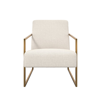 Manhattan Designs Ritz Beige and Gold Chair