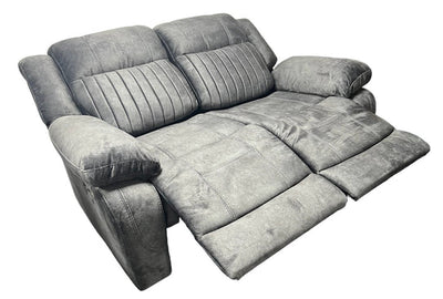 Techno 3, 2 or 1 Seater Electric Recliner Sofa Charcoal Grey Fabric