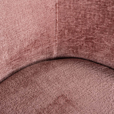 Richmond Interiors Amphara Rose Pink Chenille Bucket Chair